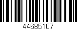Código de barras (EAN, GTIN, SKU, ISBN): '44685107'