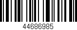 Código de barras (EAN, GTIN, SKU, ISBN): '44686985'