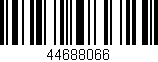 Código de barras (EAN, GTIN, SKU, ISBN): '44688066'