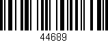 Código de barras (EAN, GTIN, SKU, ISBN): '44689'