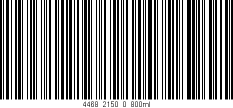 Código de barras (EAN, GTIN, SKU, ISBN): '4468_2150_0_800ml'