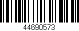 Código de barras (EAN, GTIN, SKU, ISBN): '44690573'