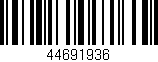 Código de barras (EAN, GTIN, SKU, ISBN): '44691936'