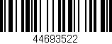 Código de barras (EAN, GTIN, SKU, ISBN): '44693522'