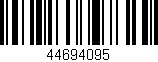 Código de barras (EAN, GTIN, SKU, ISBN): '44694095'