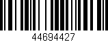 Código de barras (EAN, GTIN, SKU, ISBN): '44694427'