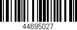 Código de barras (EAN, GTIN, SKU, ISBN): '44695027'