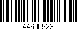 Código de barras (EAN, GTIN, SKU, ISBN): '44696923'