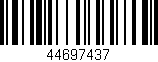 Código de barras (EAN, GTIN, SKU, ISBN): '44697437'