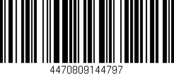 Código de barras (EAN, GTIN, SKU, ISBN): '4470809144797'