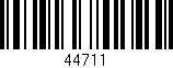 Código de barras (EAN, GTIN, SKU, ISBN): '44711'