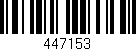 Código de barras (EAN, GTIN, SKU, ISBN): '447153'