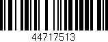 Código de barras (EAN, GTIN, SKU, ISBN): '44717513'