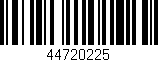 Código de barras (EAN, GTIN, SKU, ISBN): '44720225'