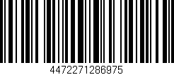 Código de barras (EAN, GTIN, SKU, ISBN): '4472271286975'