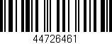 Código de barras (EAN, GTIN, SKU, ISBN): '44726461'