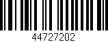 Código de barras (EAN, GTIN, SKU, ISBN): '44727202'