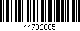 Código de barras (EAN, GTIN, SKU, ISBN): '44732085'
