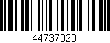 Código de barras (EAN, GTIN, SKU, ISBN): '44737020'
