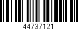 Código de barras (EAN, GTIN, SKU, ISBN): '44737121'