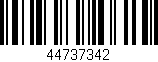 Código de barras (EAN, GTIN, SKU, ISBN): '44737342'