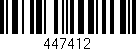 Código de barras (EAN, GTIN, SKU, ISBN): '447412'