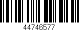 Código de barras (EAN, GTIN, SKU, ISBN): '44746577'