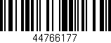 Código de barras (EAN, GTIN, SKU, ISBN): '44766177'