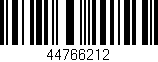 Código de barras (EAN, GTIN, SKU, ISBN): '44766212'