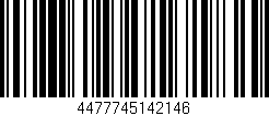 Código de barras (EAN, GTIN, SKU, ISBN): '4477745142146'