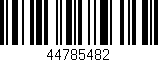 Código de barras (EAN, GTIN, SKU, ISBN): '44785482'