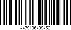 Código de barras (EAN, GTIN, SKU, ISBN): '4479106439452'