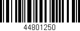 Código de barras (EAN, GTIN, SKU, ISBN): '44801250'