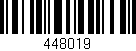 Código de barras (EAN, GTIN, SKU, ISBN): '448019'