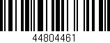 Código de barras (EAN, GTIN, SKU, ISBN): '44804461'