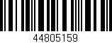 Código de barras (EAN, GTIN, SKU, ISBN): '44805159'