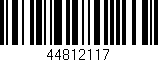 Código de barras (EAN, GTIN, SKU, ISBN): '44812117'