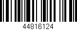 Código de barras (EAN, GTIN, SKU, ISBN): '44816124'