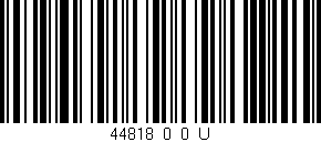 Código de barras (EAN, GTIN, SKU, ISBN): '44818_0_0_U'