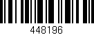 Código de barras (EAN, GTIN, SKU, ISBN): '448196'