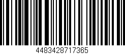 Código de barras (EAN, GTIN, SKU, ISBN): '4483428717365'