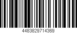 Código de barras (EAN, GTIN, SKU, ISBN): '4483829714369'