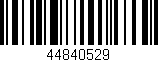 Código de barras (EAN, GTIN, SKU, ISBN): '44840529'