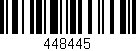 Código de barras (EAN, GTIN, SKU, ISBN): '448445'