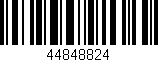 Código de barras (EAN, GTIN, SKU, ISBN): '44848824'