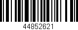 Código de barras (EAN, GTIN, SKU, ISBN): '44852621'