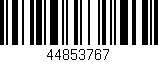 Código de barras (EAN, GTIN, SKU, ISBN): '44853767'