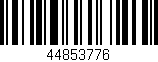 Código de barras (EAN, GTIN, SKU, ISBN): '44853776'