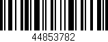 Código de barras (EAN, GTIN, SKU, ISBN): '44853782'