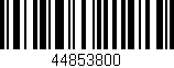 Código de barras (EAN, GTIN, SKU, ISBN): '44853800'
